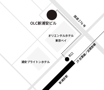 新浦安オフィス OLC新浦安ビル 地図